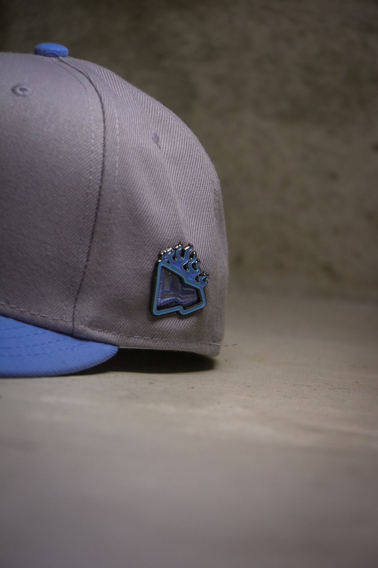 Blue Flame Fitted Pin