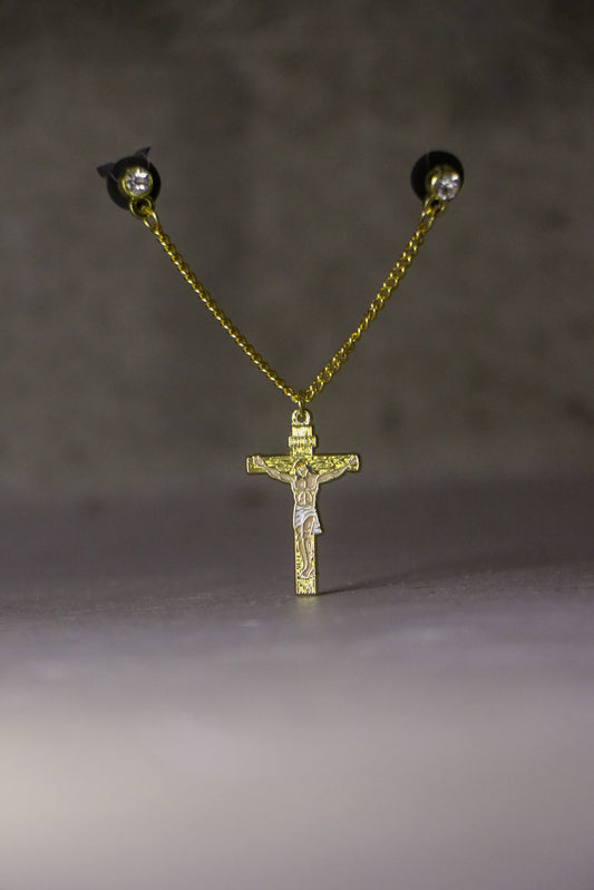 Jesus Cross Fitted Pin