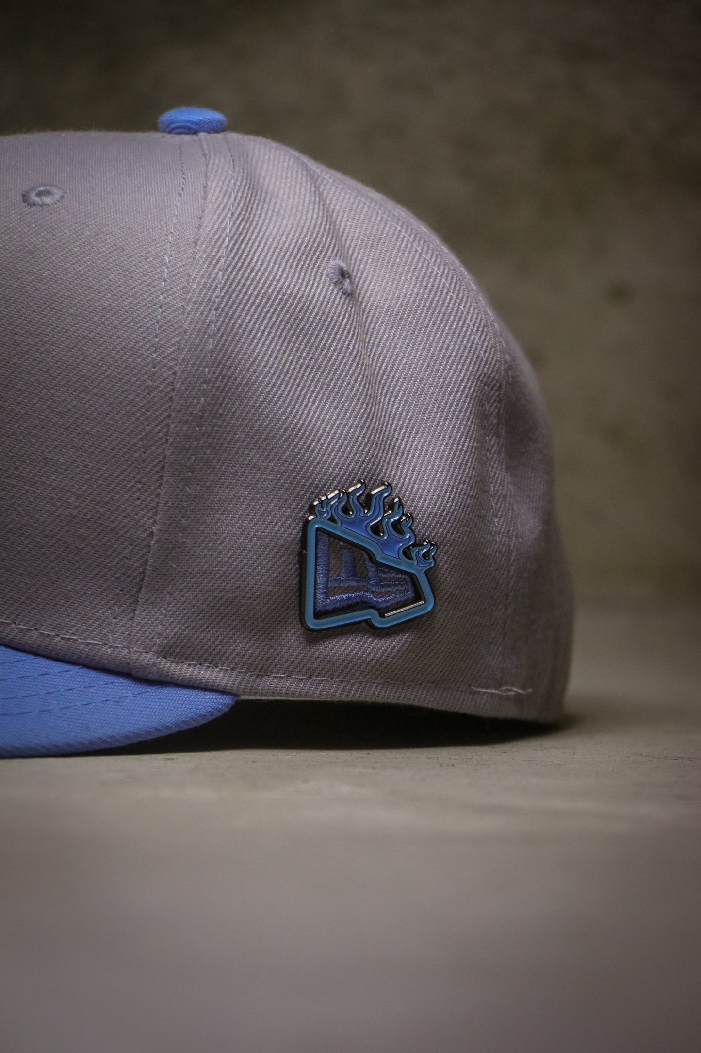 Blue Flame Fitted Pin