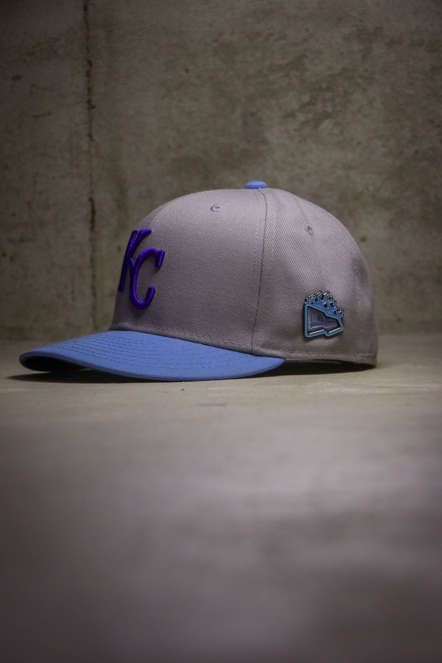 Blue Flame Fitted Pin