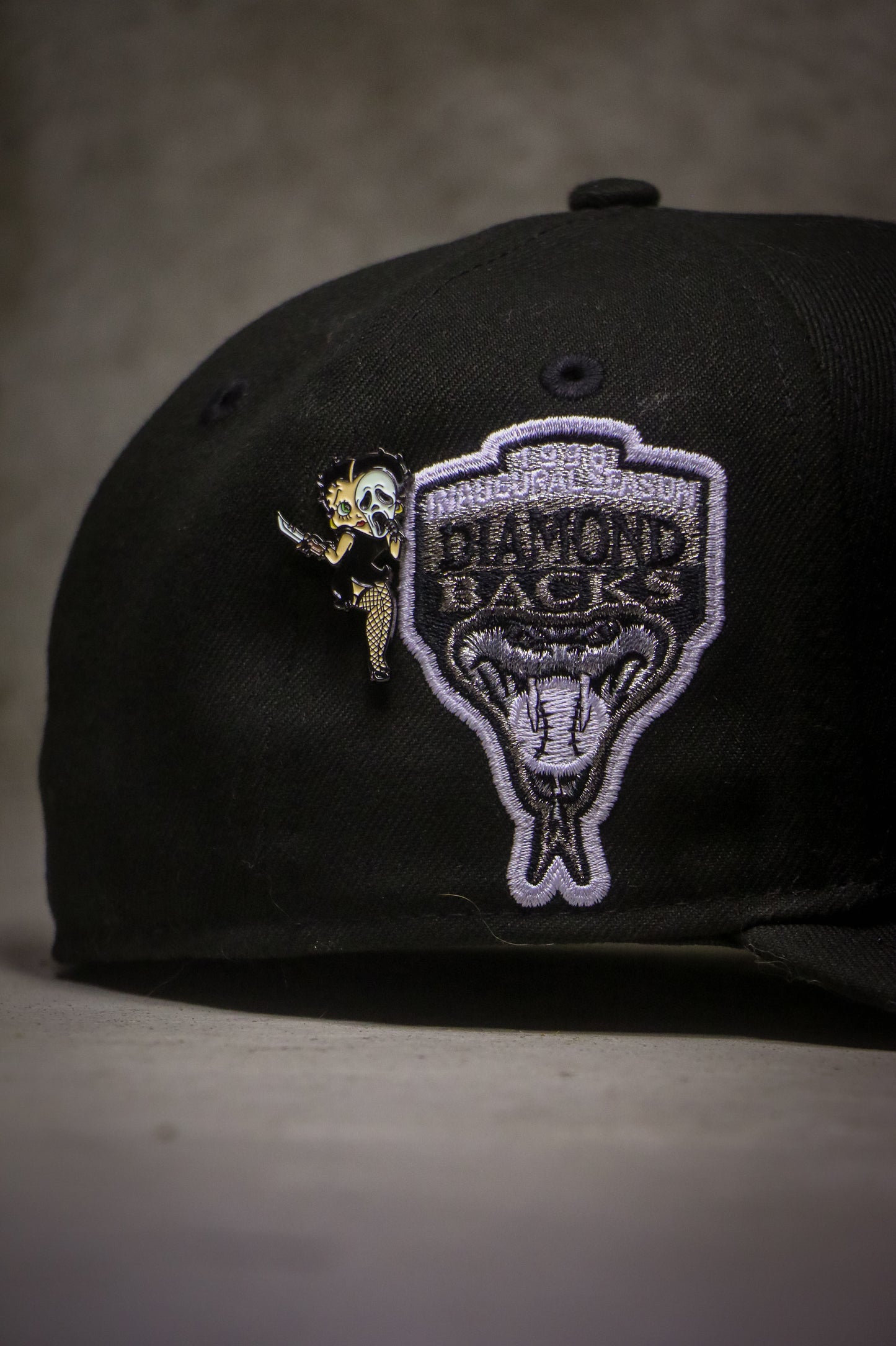 Betty Boop Ghostface Fitted Pin